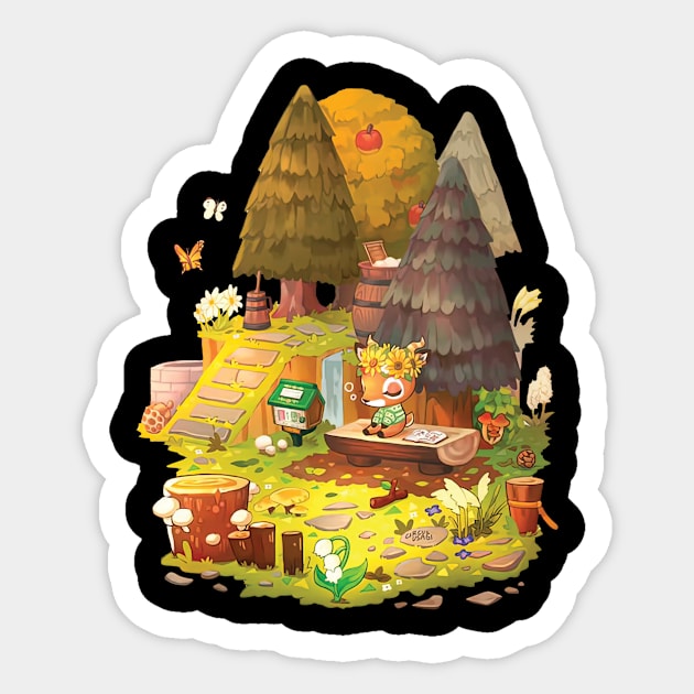 cottagecore house Sticker by Hiep Nghia